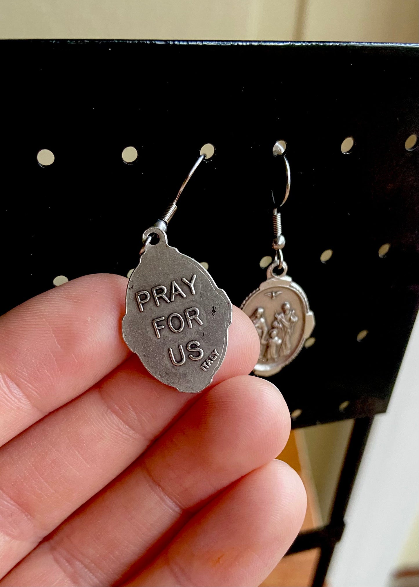 Holy Family Earrings