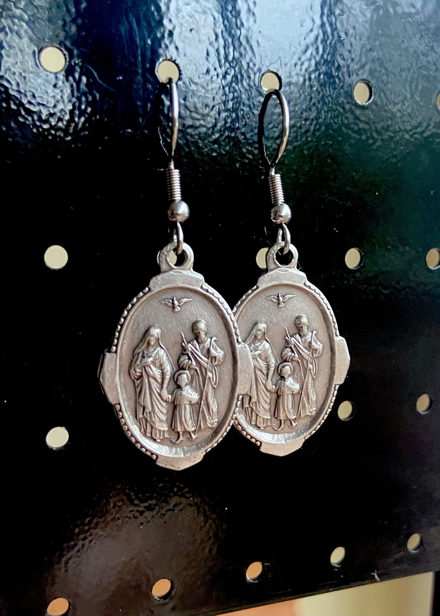 Holy Family Earrings